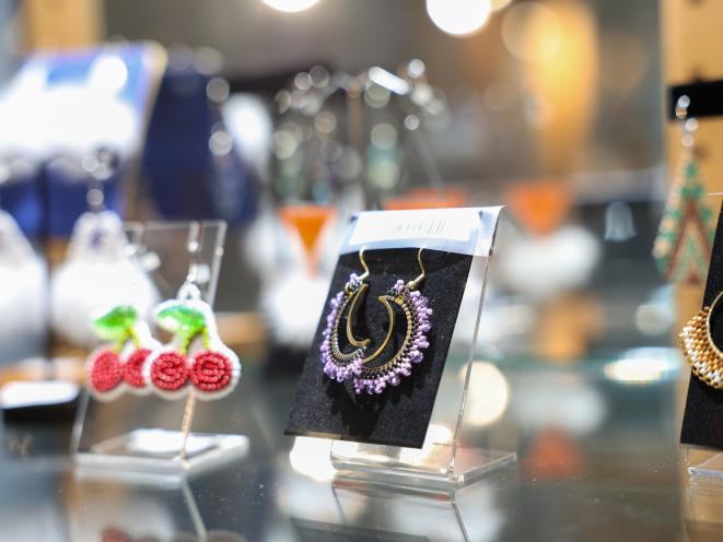 Alaska Native Beaded Earrings