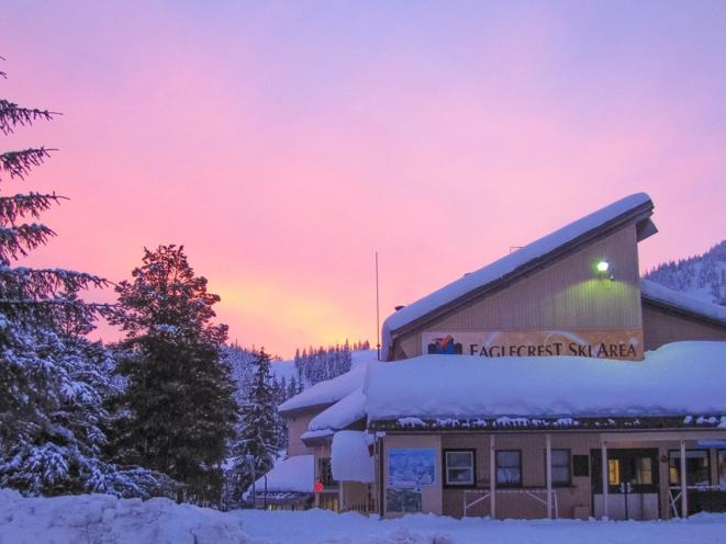 Sunrise at the mountain