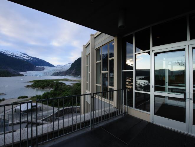 Mendenhall Glacier Visitor Center entry