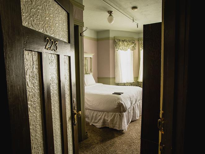 A glance into the room