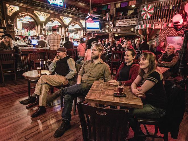 Enjoy live music at the bar