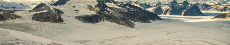 Rocky Ice Field In Juneau, AK