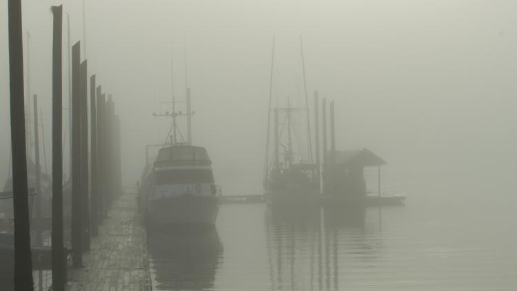 Boats in the Fog