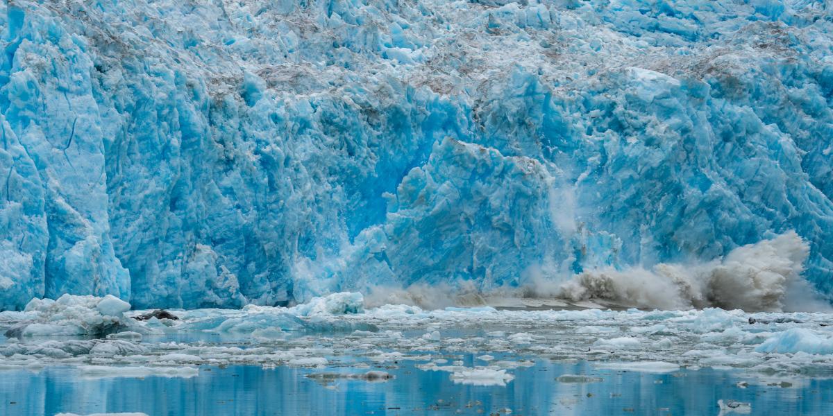 Glacier calving