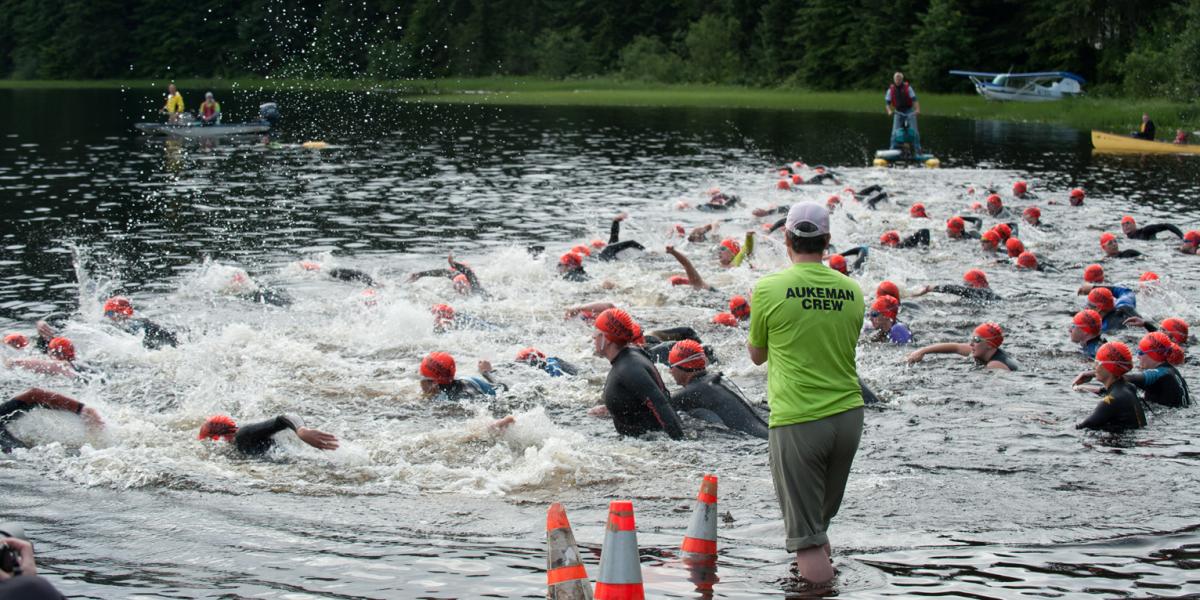 Triathlon in Auke Bay