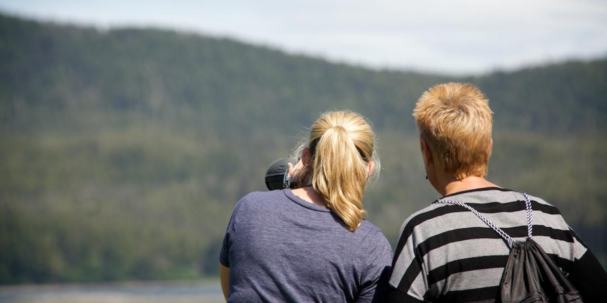 Couple at Pack Creek