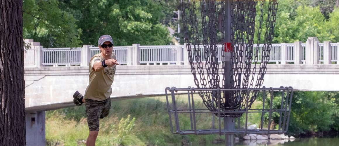 disc golf at Lincoln Park in Kenosha