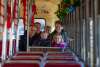 Electric Streetcar during the holidays