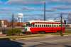 Electric Streetcar during the holidays