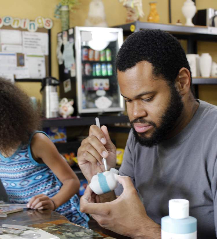 Dad & Daughter Painting
