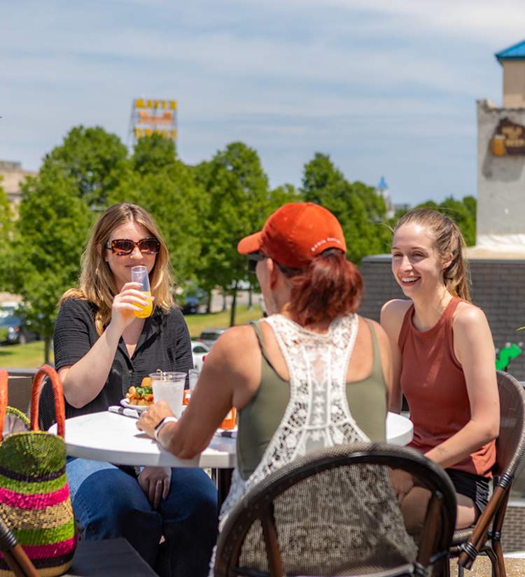 Church & Market rooftop seating