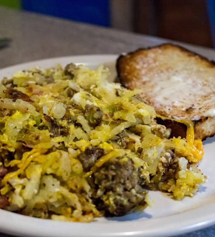 Garbage Plate at Franks Diner