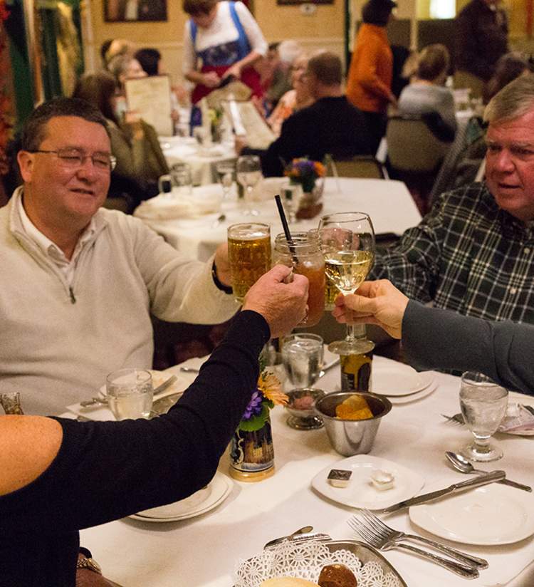dining at House of Gerhard