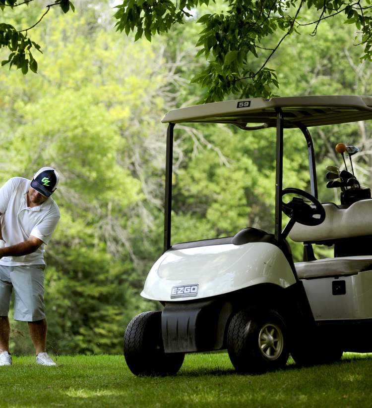Golfing