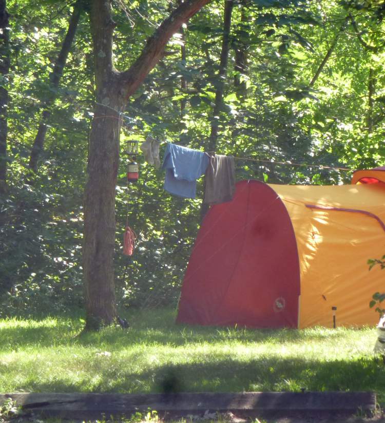 Camping at Richard Bong State Recreation Area