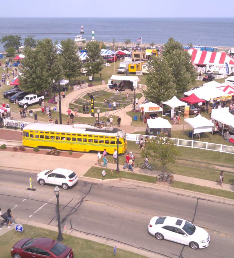 Taste of Wisconsin drone shot