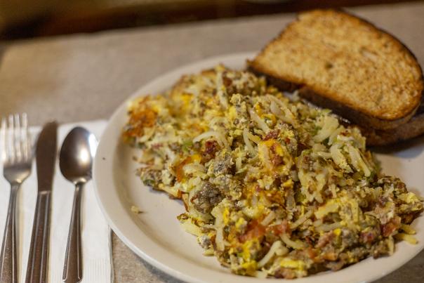 legendary Garbage Plate at Franks Diner