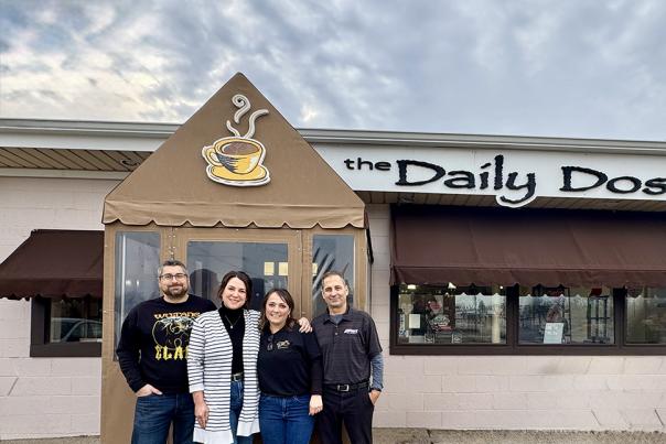 The Daily Dose Cafe and Cut Stone owners