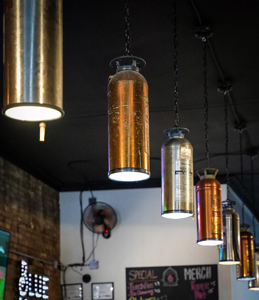 Station on 6th bar lights