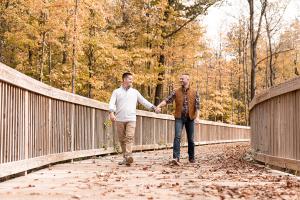 Petrifying Springs Park in fall