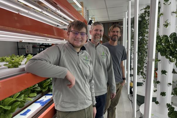 owners of Grow Space Vertical Farms