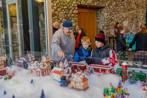 Holiday Train Display at Kenosha Public Museum