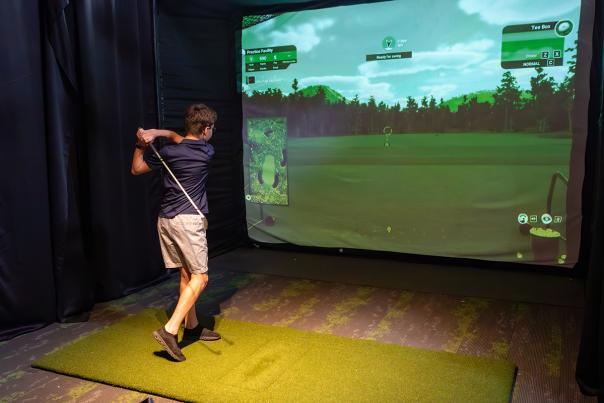Brat Stop golf simulator