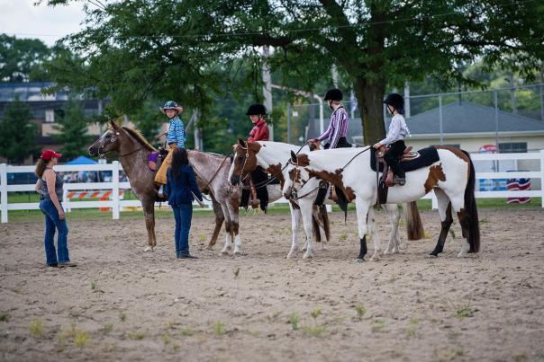 horses at Kenosha County Fair