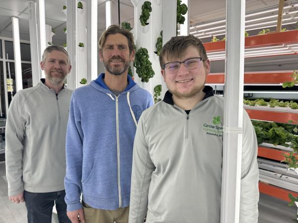 owners of Grow Space Vertical Farms