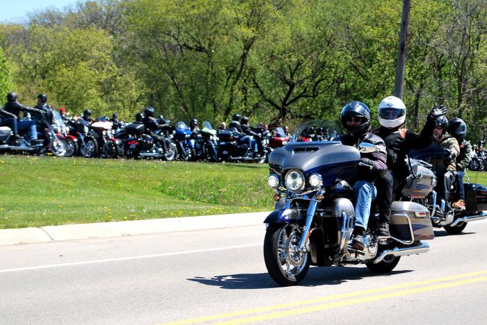 group of motorcycles