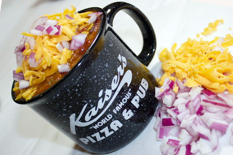 chili at Kaiser's Pizza and Pub of Kenosha