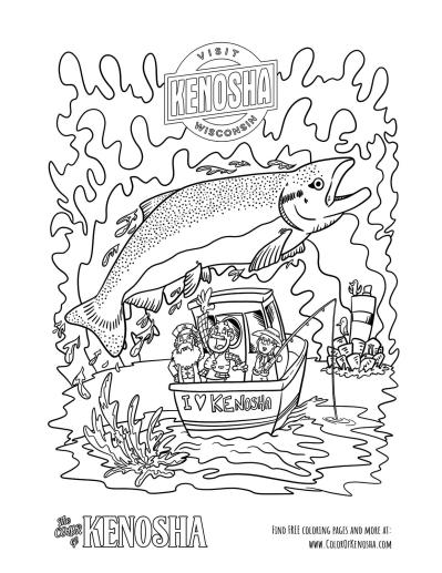 The Color of Kenosha coloring book 2022
