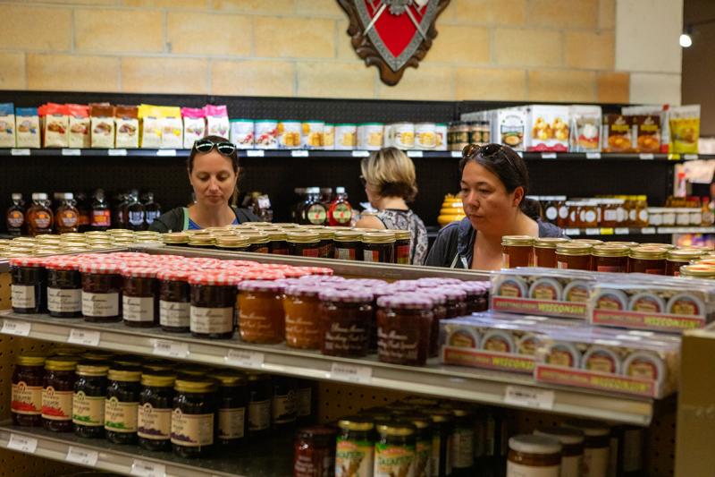 grocery part of Mars Cheese Castle