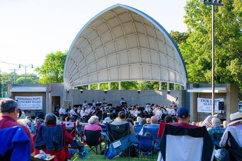 Sesquicentennial Bandshell in Kenosha