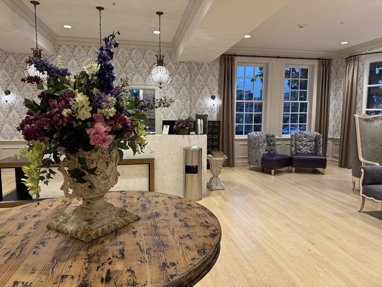 lobby of The Stella Hotel & Ballroom