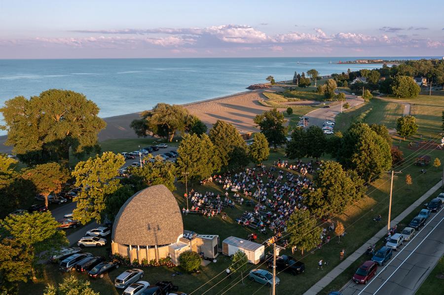 Kenosha Pops concert at Sesquicentennial Bandshell in Pennoyer Park
