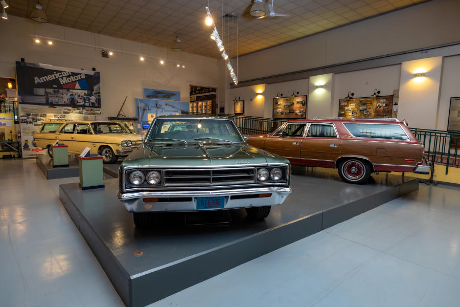 Kenosha History Center AMC station wagons exhibit