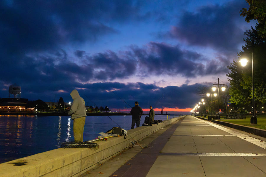 HarborPark - fishing along harbor