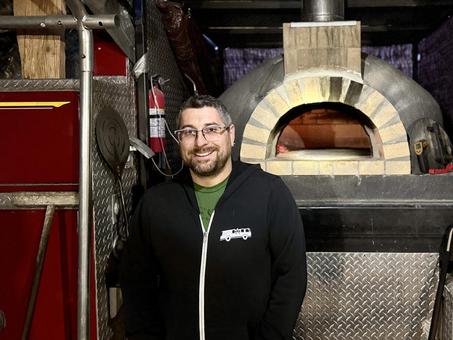 Cut Stone fire truck