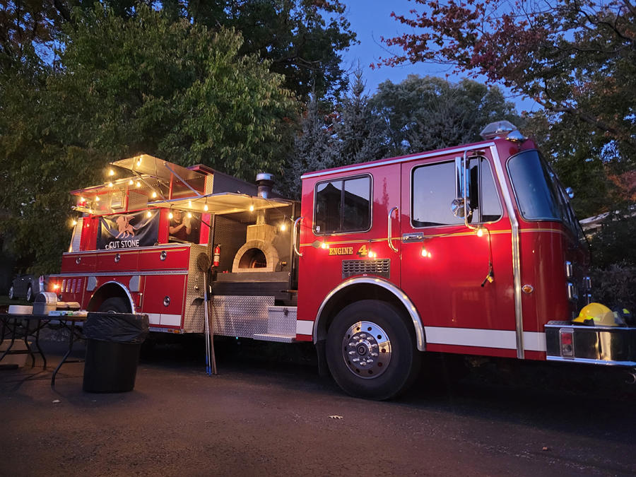 Cut Stone fire truck