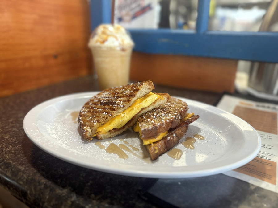 The Daily Dose Cafe French Toast Panini