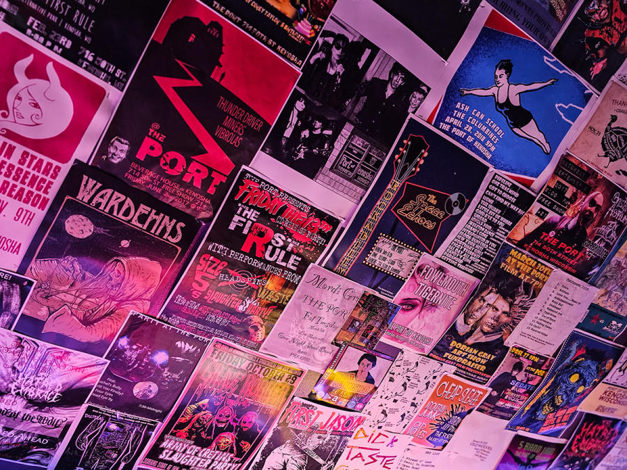 decor inside The Port of Kenosha Beverage House