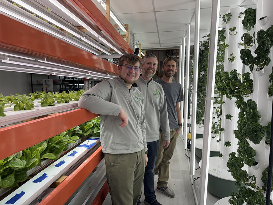 co-founders of Grow Space Vertical Farms
