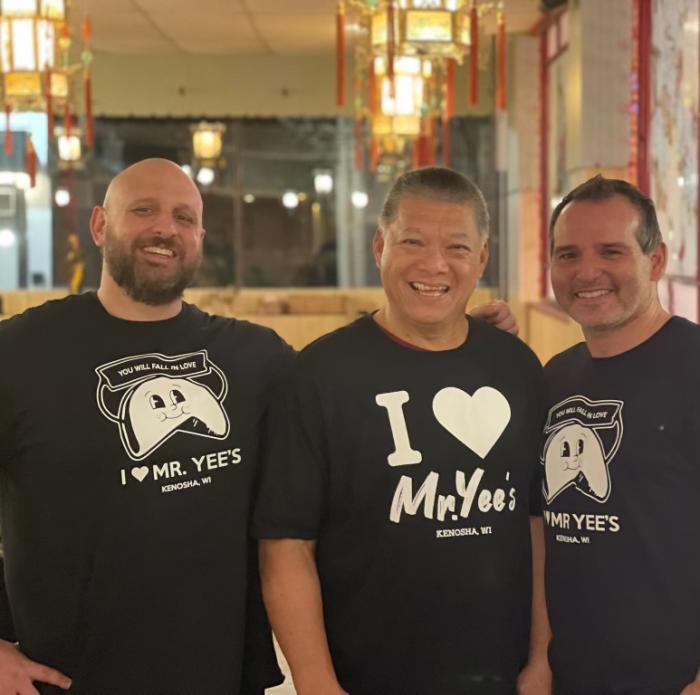 Owners past and present of Mr. Yee's Oriental Inn