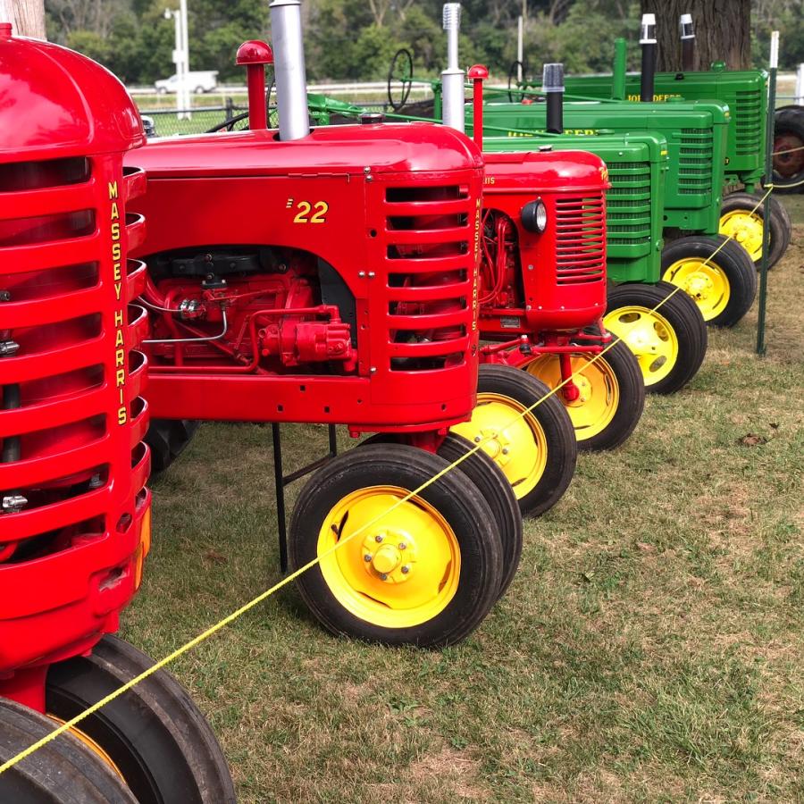 Antique Farm Machinery Exhibit at Kenosha County Fair