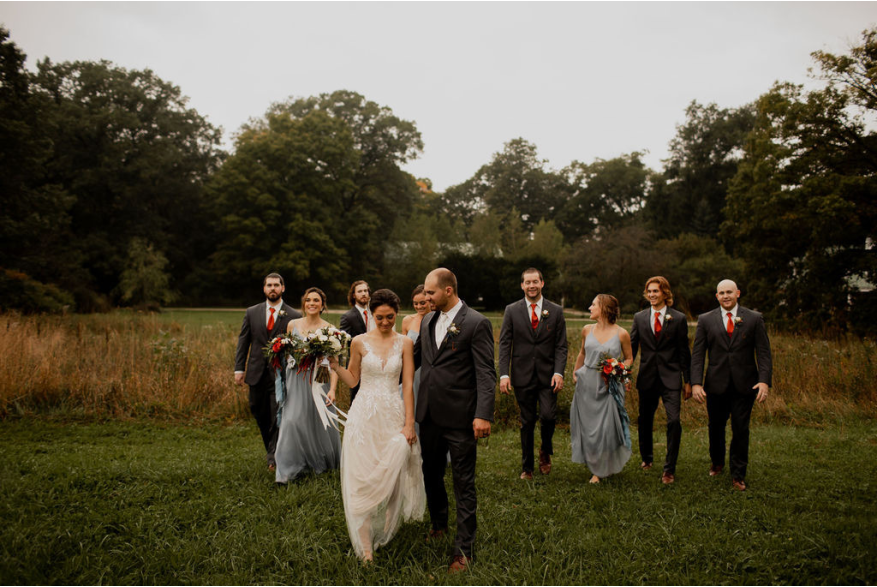wedding at Hawthorn Hollow