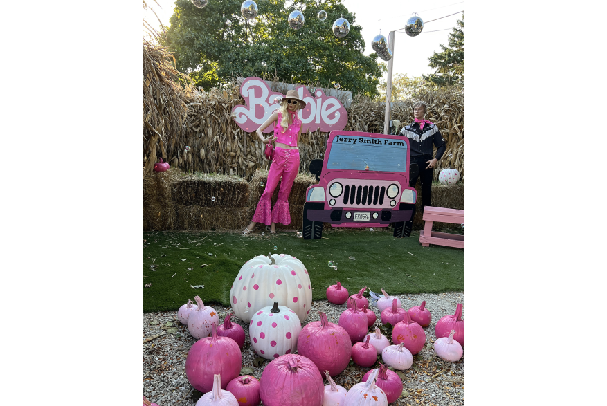 Barbie display at Jerry Smith Farm