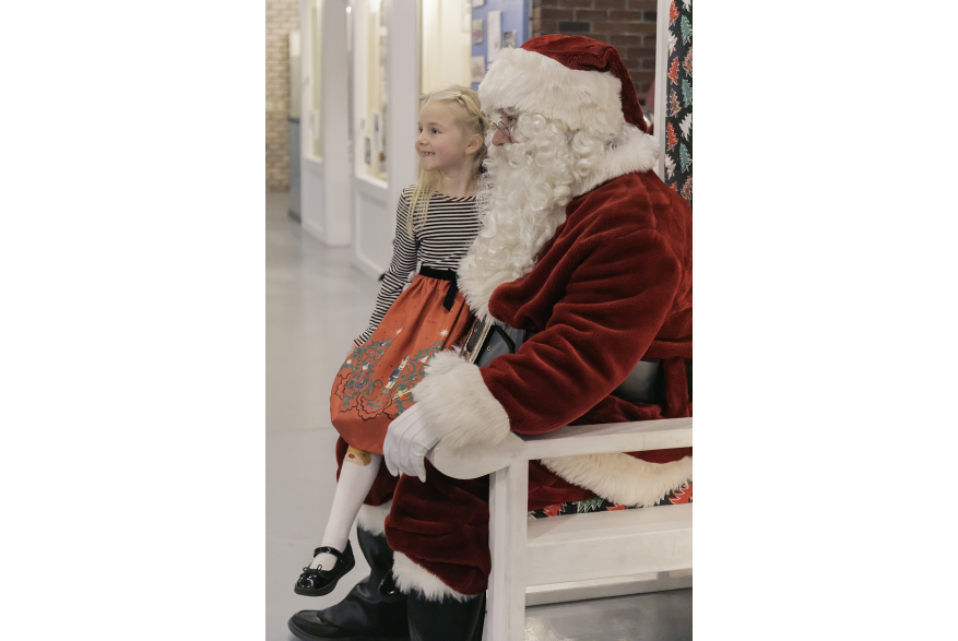 Santa at Kenosha History Center 2024