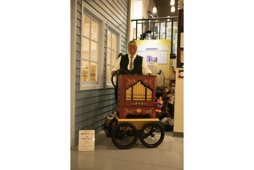 Bob the Organ Grinder at Kenosha History Center