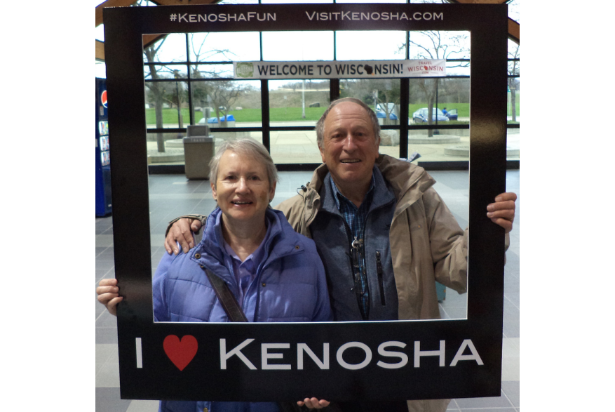 Visitors at I-94 Visitor Information Center